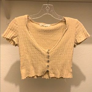 Short sleeve crop top